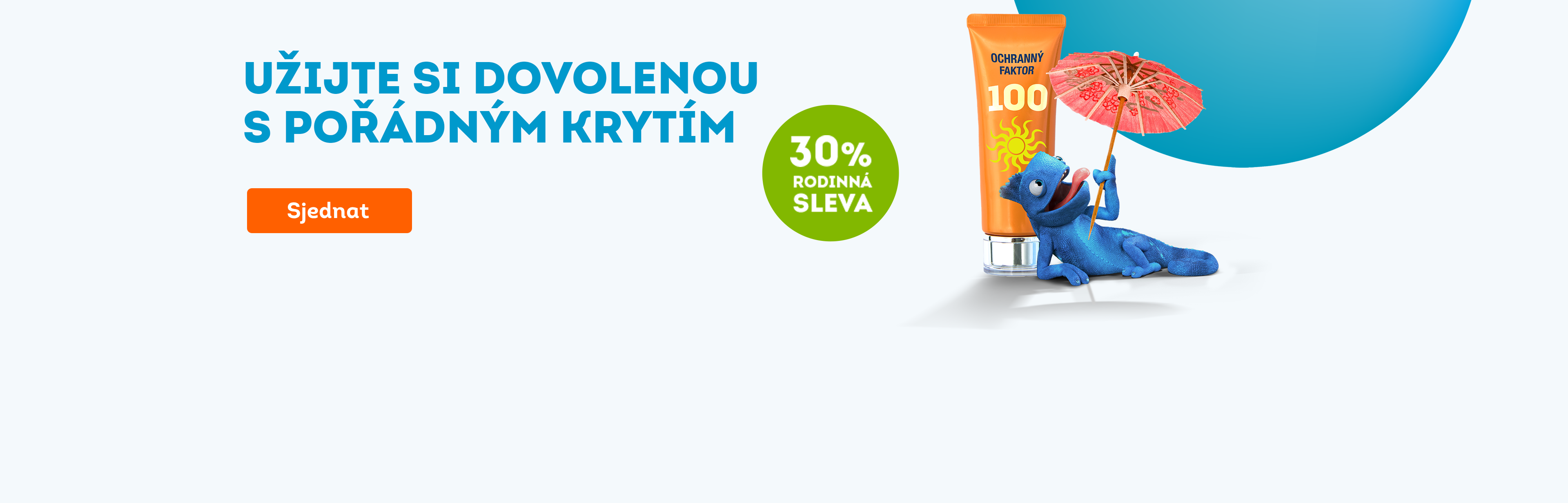 Banner marketingové kampaně pro desktop
