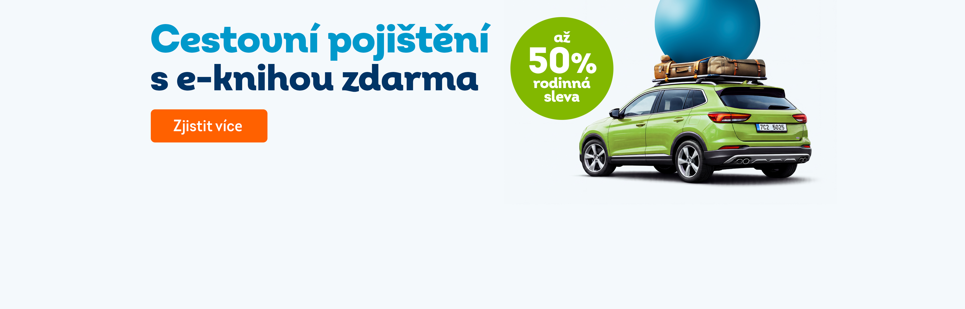 Banner marketingové kampaně pro desktop