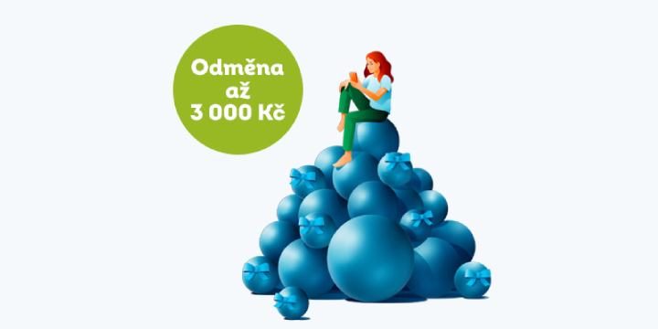 Banner marketingové akce ČSOB Plus Konto pro mobilní zařízení