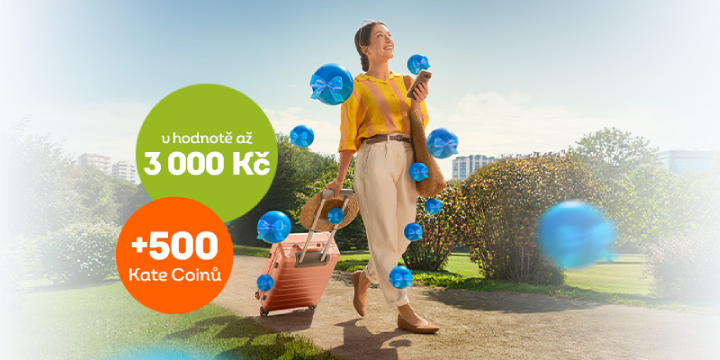 Banner marketingové akce ČSOB Plus Konto pro mobilní zařízení